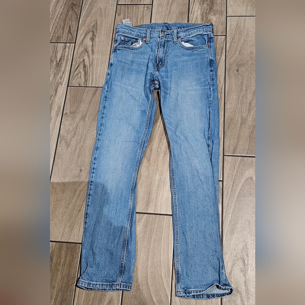 Mens Levi Strauss 513 Slim Straight 30x32 Pant Jean Lot (3) - Picture 6 of 13